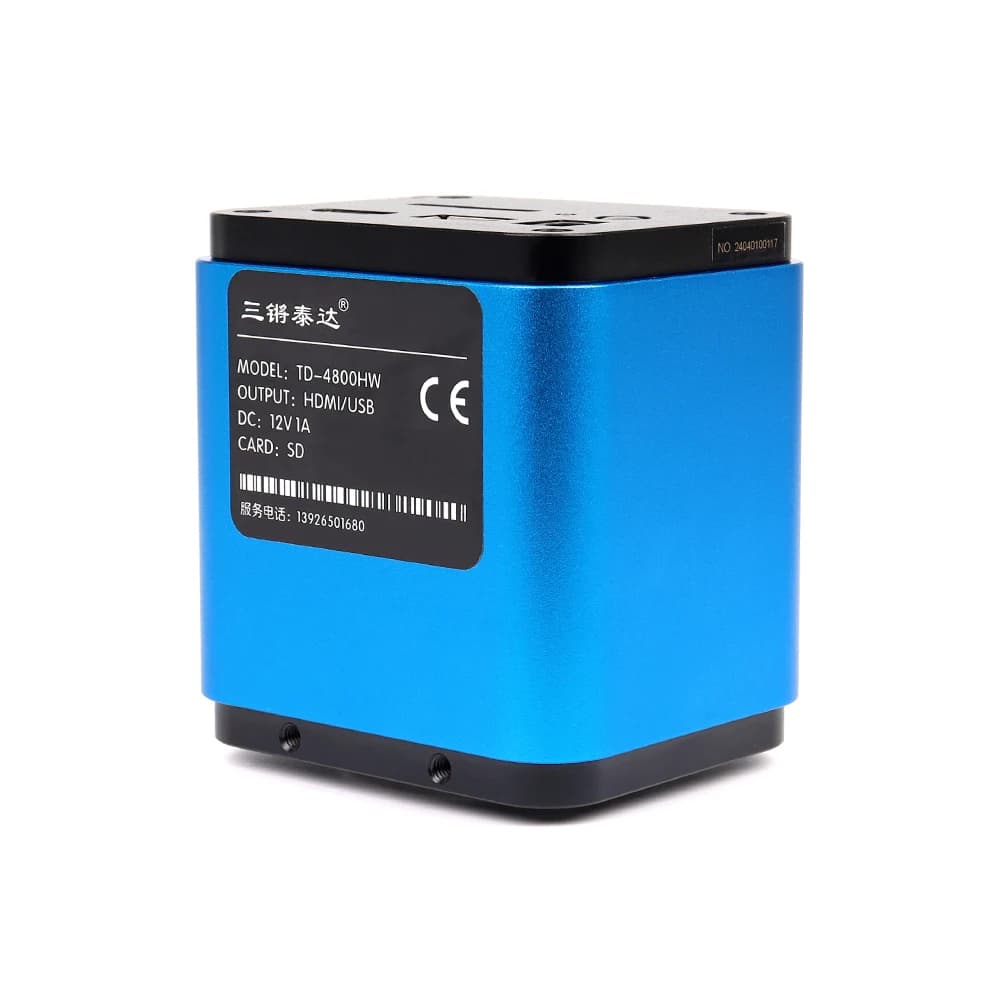 USB HD Industrial Electronic Stereo Microscope with WiFi for CMOS Sensor 1080p Video Dual Interface