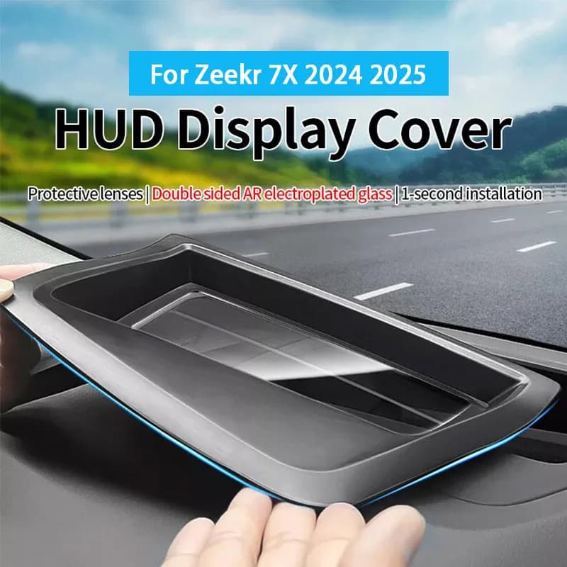 Auto Hud Display Per Zeekr 7X 2024 2025 2026 Head Up Copertura Protettiva Della Protezione Telaio HD In Vetro Temperato Accessori Per Interni Auto