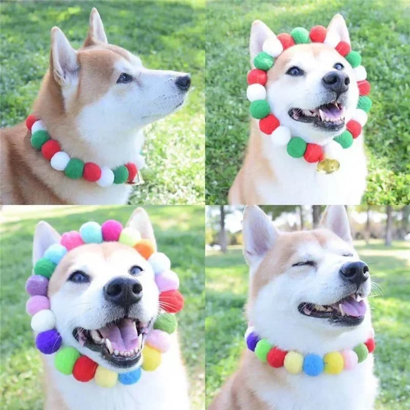 Moda Pet Dog Papillon Natale Palla per capelli Collana Collare Collare per cani da compagnia Cravatte per cani Accessori per toelettatura