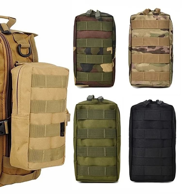 Campeggio sopravvivenza Kit di pronto soccorso borsa Molle System Medical Pouch EDC Tool marsupio custodia per telefono borsa da caccia all'aperto