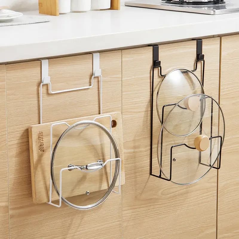 Telaio per copertura pentole, montaggio a parete, cucina libera perforata, scaffale in ferro, scaffale per pannelli domestici, scaffale per tagliere multistrato