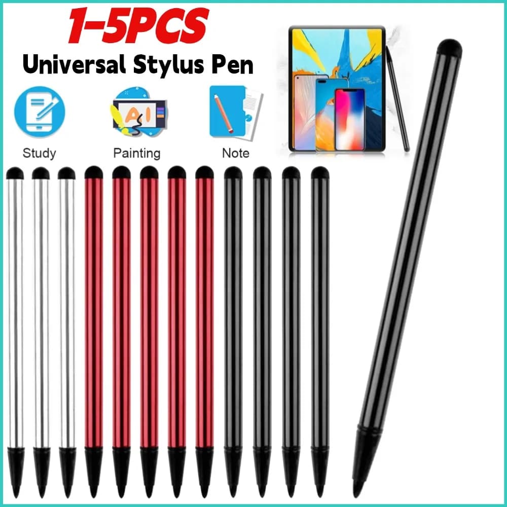 1-5PCS Penna stilo universale per tablet Android Penna touch per telefono cellulare Disegna scrittura Penna capacitiva Matita stilo touch screen
