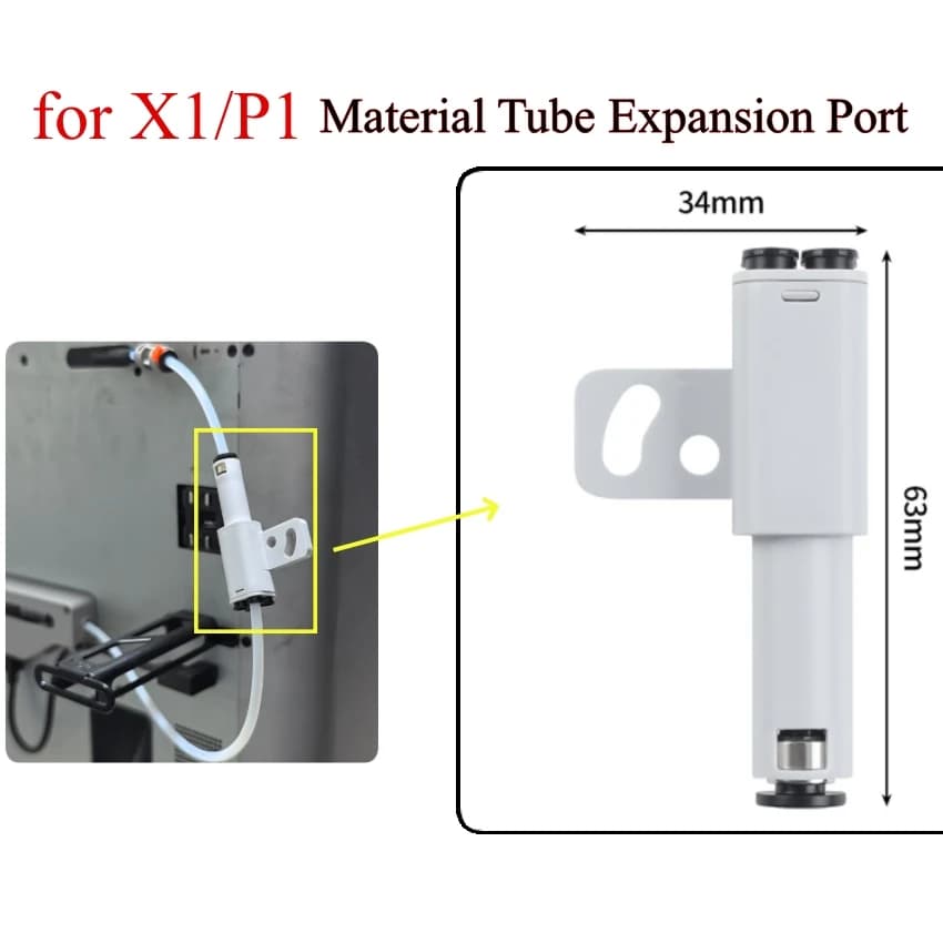 Kit di Estensione Tubo Materiale per Stampante 3D X1/P1, Accessori per Stampanti 3D