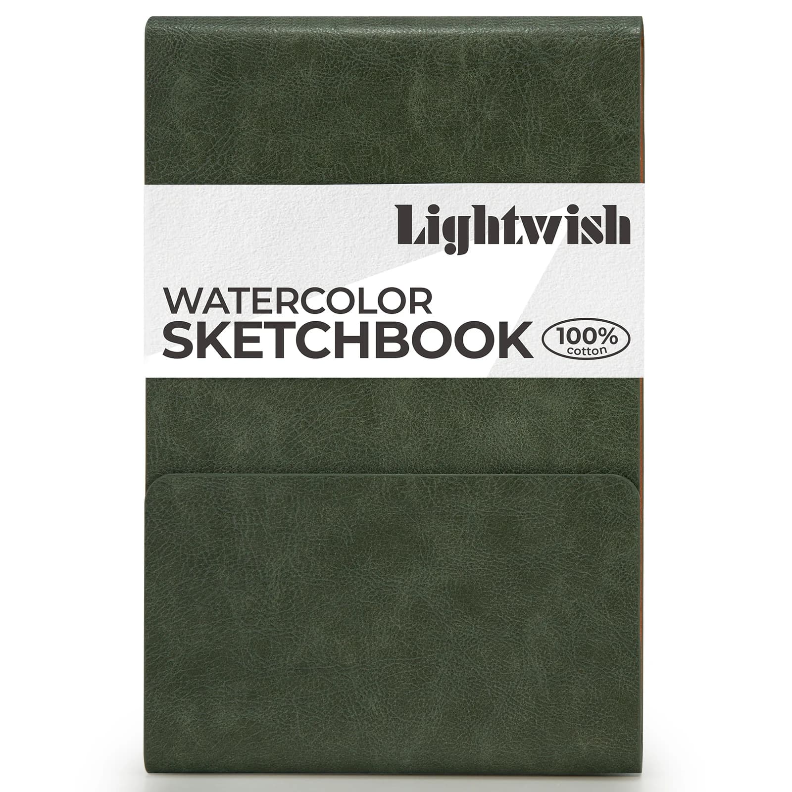 Lightwish Watercolor Sketchbook, 300gsm Watercolor Journal, Acid Free Watercolor Paper for Artists, 20 Sheets 5.5 * 8.2 Inches