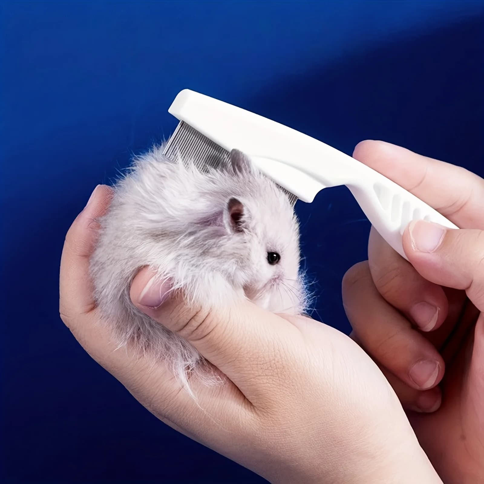 1pc Hamster Grooming Brush-Gentle Detangling-Loose Hair Removal,Non-Electric Pet Brush for Hamsters,Gerbils,Rabbits,Guinea Pigs