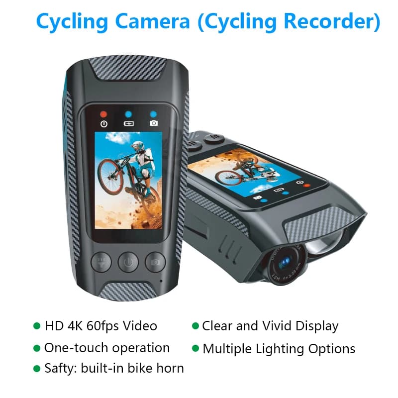 HD 4K 60FPS Action Camera for Motorcycle Helmet Bike Sport DV Video Recorder Auto DVR Dash Cam Surveillance External Bike