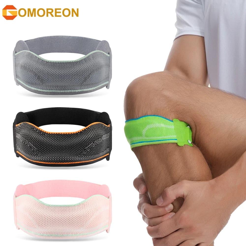 1 Pezzo Fascia per Tendine Rotulea - Supporto per Ginocchio e Stabilizzatore Rotuleo per Corsa, Escursionismo, Basket, Tennis