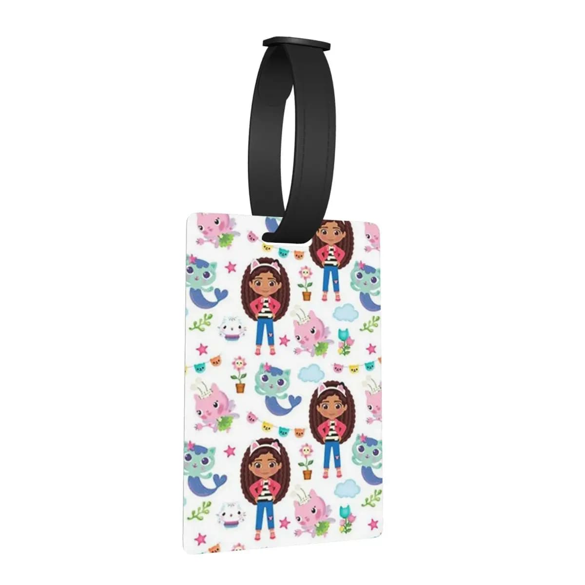 Etichette per Valigie Cartoon della Casa delle Bambole di Gabby, Accessori per Bagagli da Viaggio, Porta Etichette con Spazio per Nome e Indirizzo