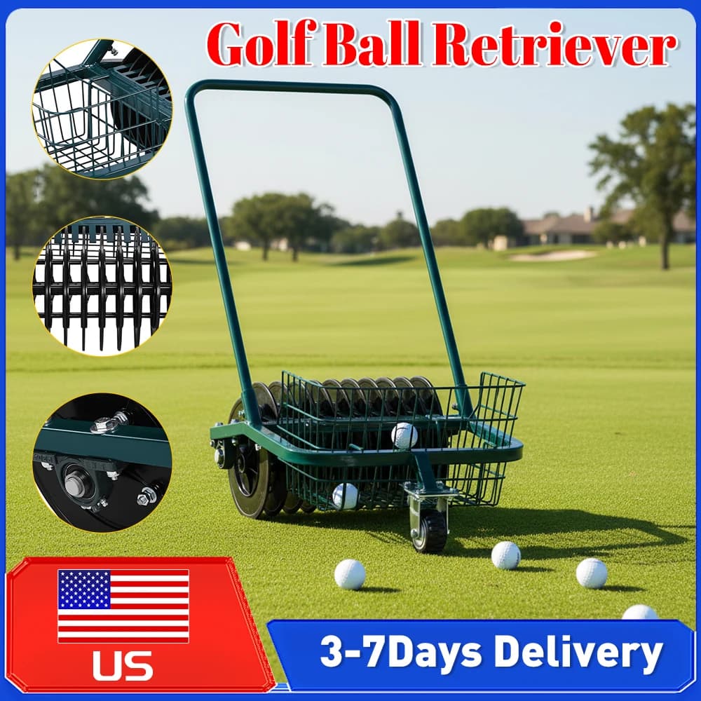 Raccoglitore di Palline da Golf Senza Necessità di Piegarsi, Strumento per Recuperare Palline, Risparmio di Tempo ed Energia per Tutti i Golfisti