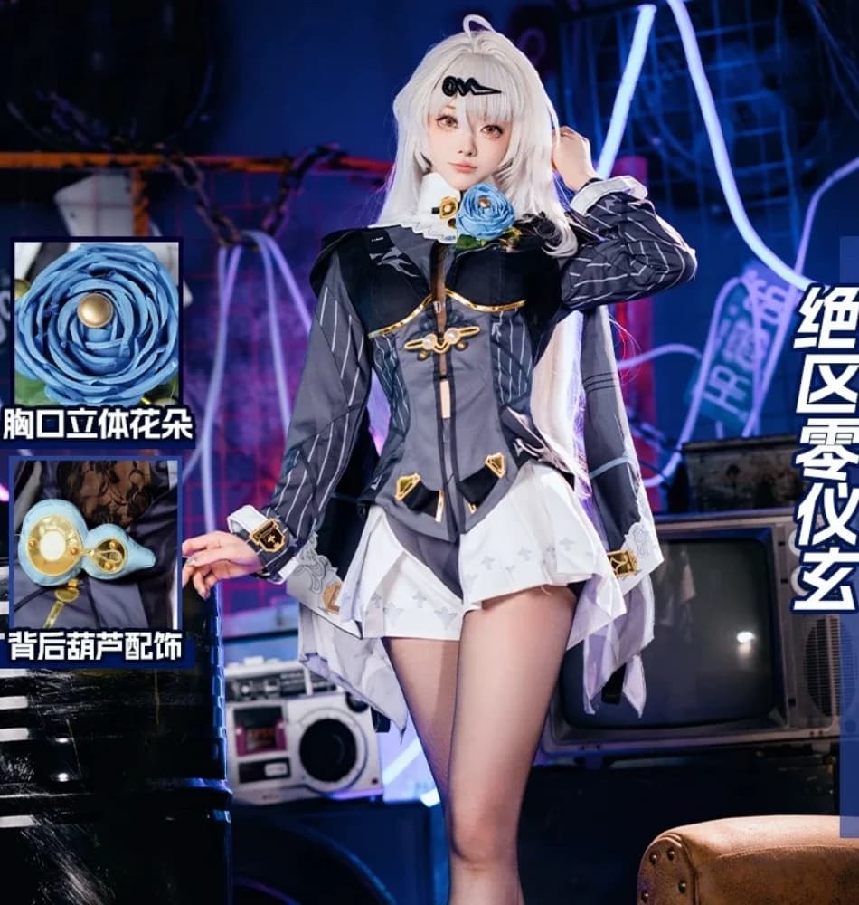 COSMART Zenless Zone Zero Yixuan Women Cosplay Costume Cos Game Anime Party Uniform Hallowen Play Role Clothes Clothing
