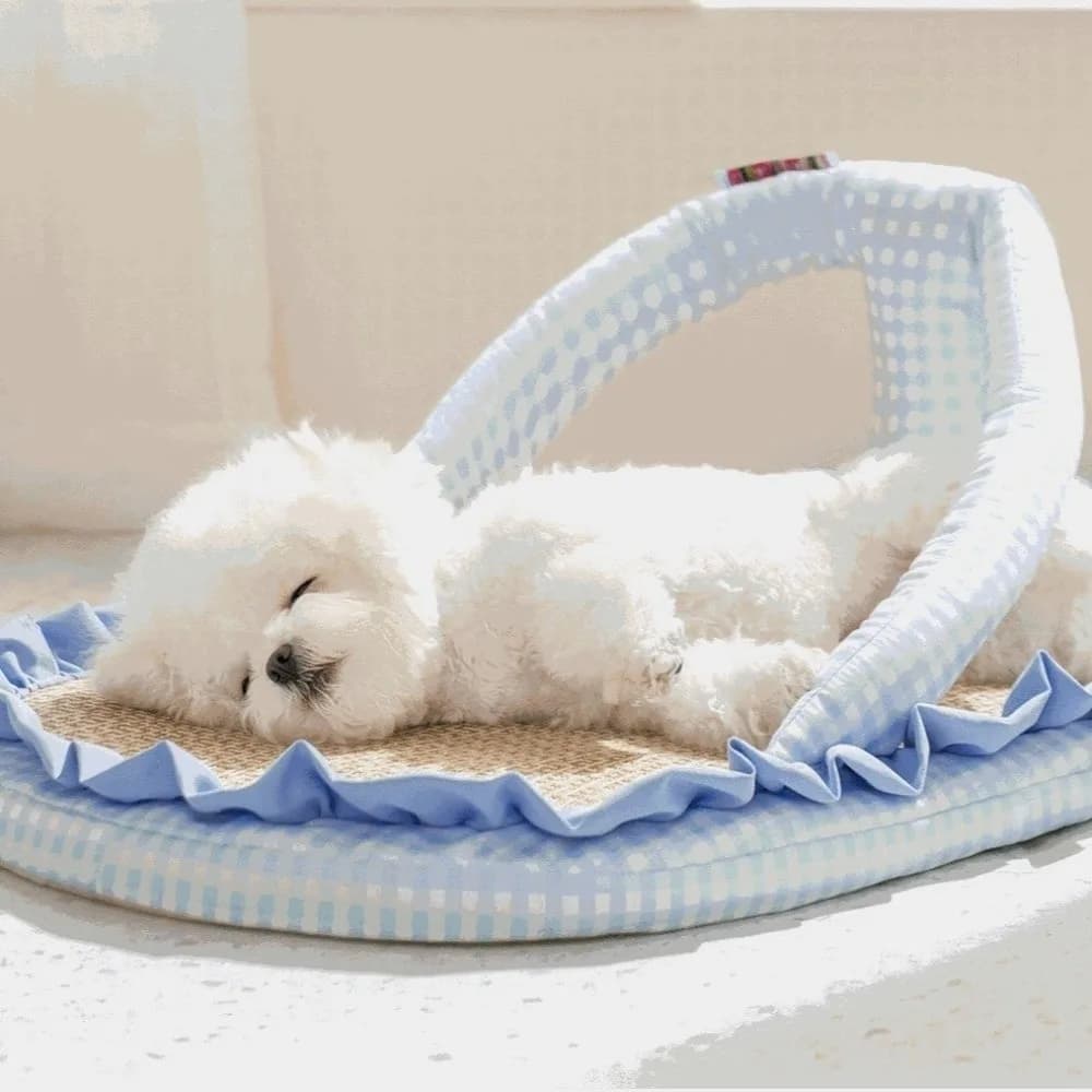 Tappetino Rinfrescante per Gatti a Forma di Pantofole Cartoon, Cuccia Traspirante Antiscivolo per Cani, Cuscino Estivo Rimovibile e Resistente all'Usura per Animali Domestici