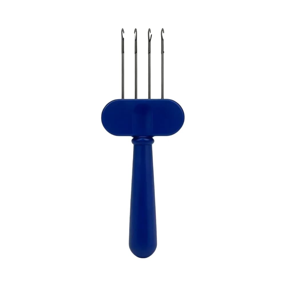 Uncinetto a gancio 3/4 per filati, strumento per maglieria, in plastica con impugnatura ergonomica, per intrecciare corde, uncinetti portatili
