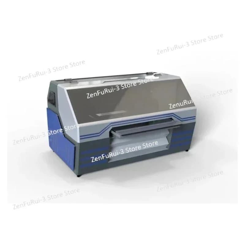 A2 Size UV Flatbed Printer 3D Textured Raised Embossed Printing Machine Dual Print Heads For Phone Case Photo Inkjet Printer