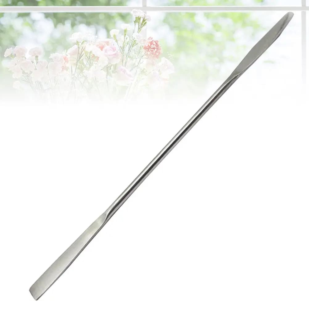 Stainless Steel Makeup Mixing Rod Silver Professional Palette Smooth Easy Clean Foundation Lipstick Eye Shadow Blender