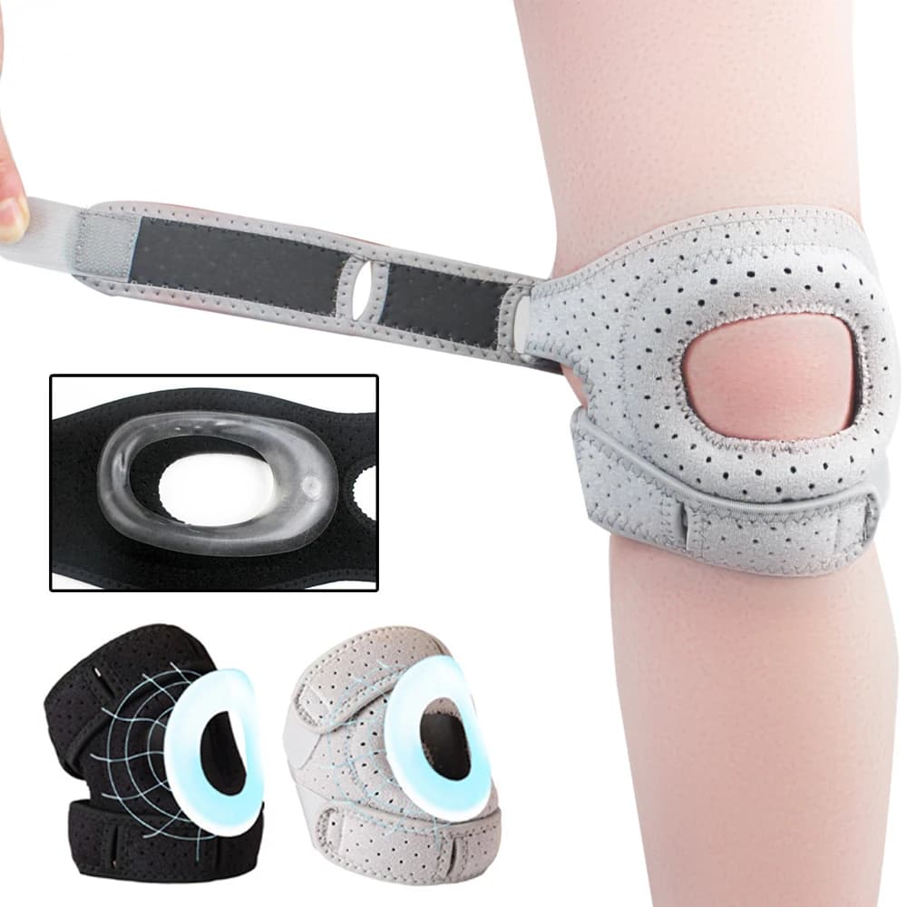 1 pz rotula ginocchiera ginocchio compressione manica supporto per donna uomo dolore al ginocchio artrite dolore allenamento ginocchiere ginocchiere