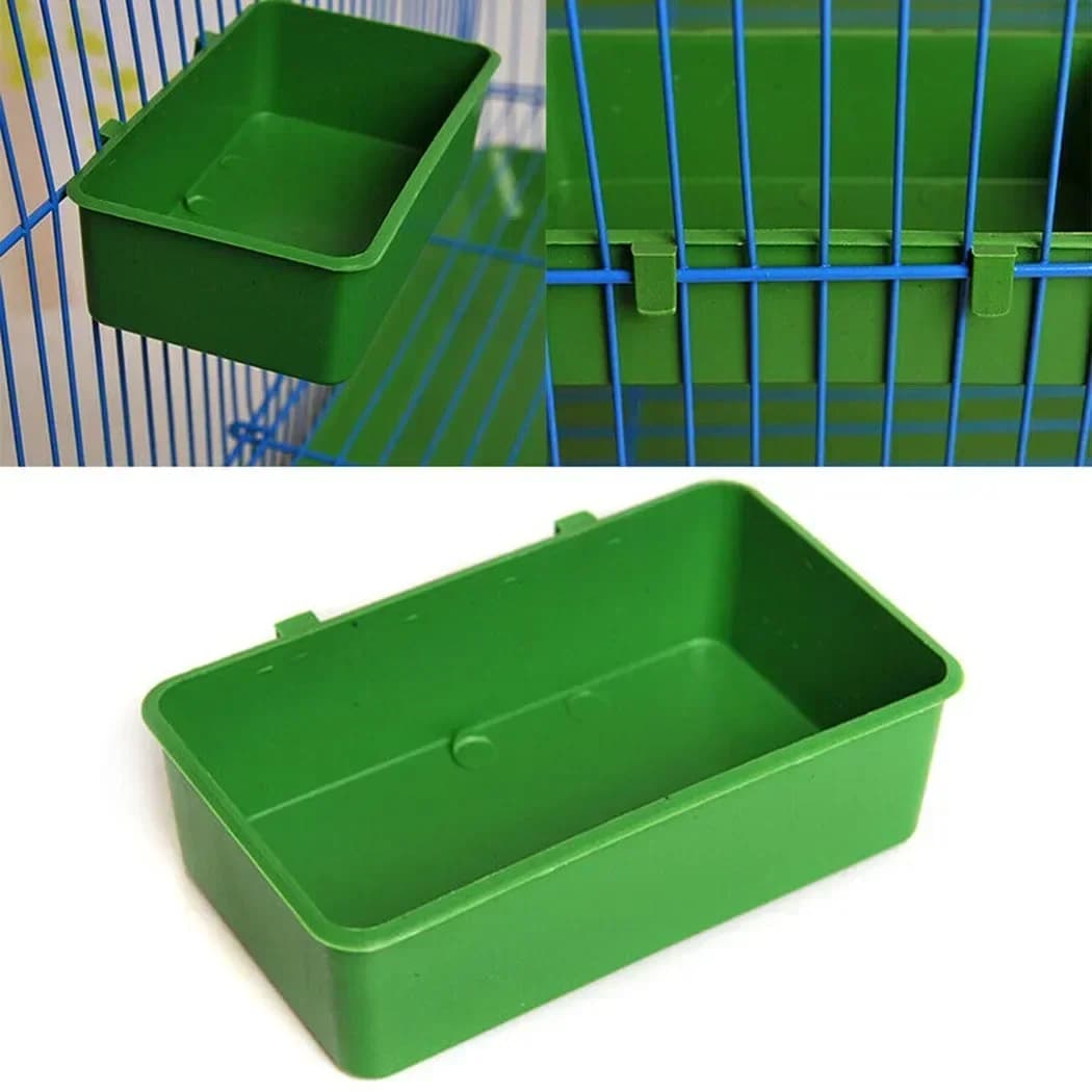 Eeatop Small Animal Feeder Bowl Basic Dish For Cage Bath Food Water Bowls For Birds Hamsters Mice Rats Small Pets Parrots Parake