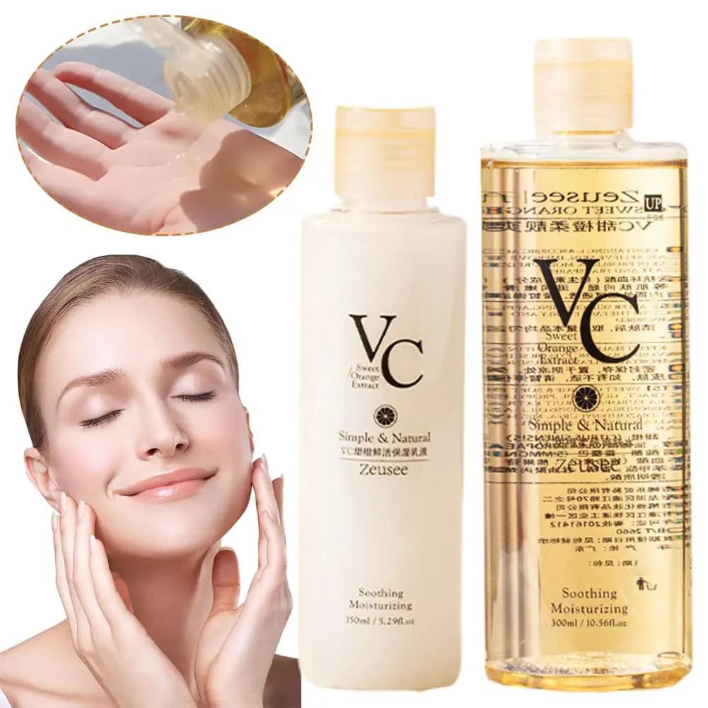 Tonic to vitamin C moisturizing refreshing serum moisturizing restricts skin care pores VC firming lotion for face