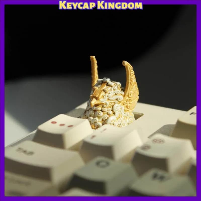 Tastiera meccanica a tema Mighty Eagle, stampata in 3D, in resina, personalizzata, con keycap artigianali, tastiera da gaming per PC, keycap a punta, fai da te, da collezione, regalo