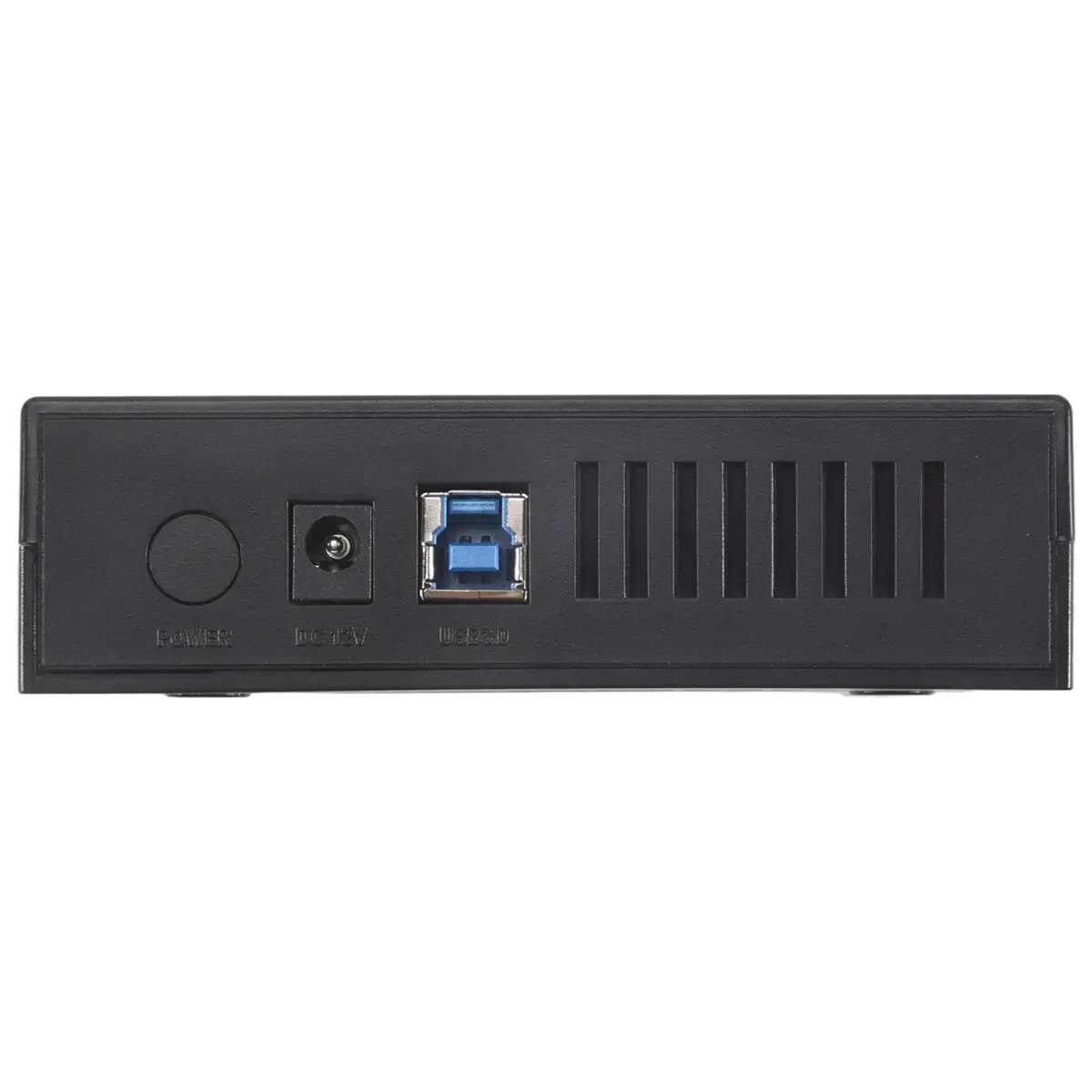 INABEZ Case per HDD da 3.5 Pollici SATA a USB 3.0 - Box Esterno per Disco Rigido, Trasferimento Dati, Compatibile con PC e Laptop, Spina EU