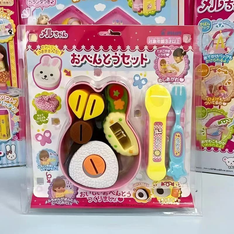 Lunch Box Gioco di ruolo Educazione precoce Set Ornamenti Modelli per bambini Ragazze Simulazione Alimentazione alimentare Piccolo coniglio Bento Piatto alimentare