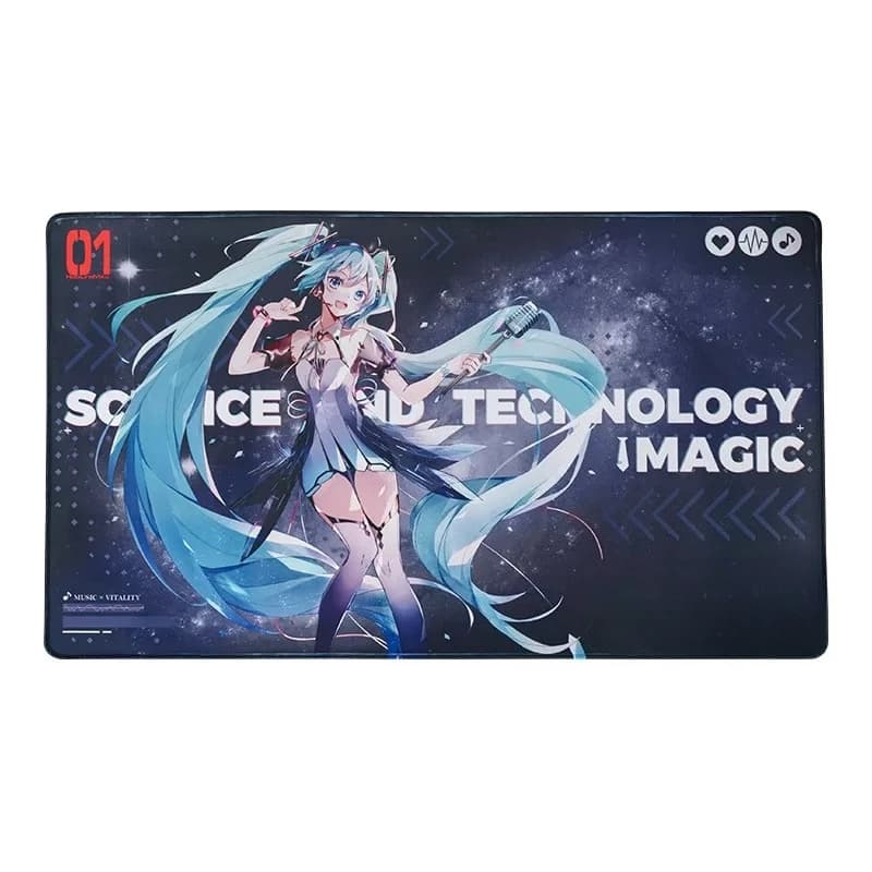 Tappetino per Mouse Anime Cosplay Hatsune Miku, Tappetino per Tastiera Meccanica Kawaii, Regalo per Scrivania