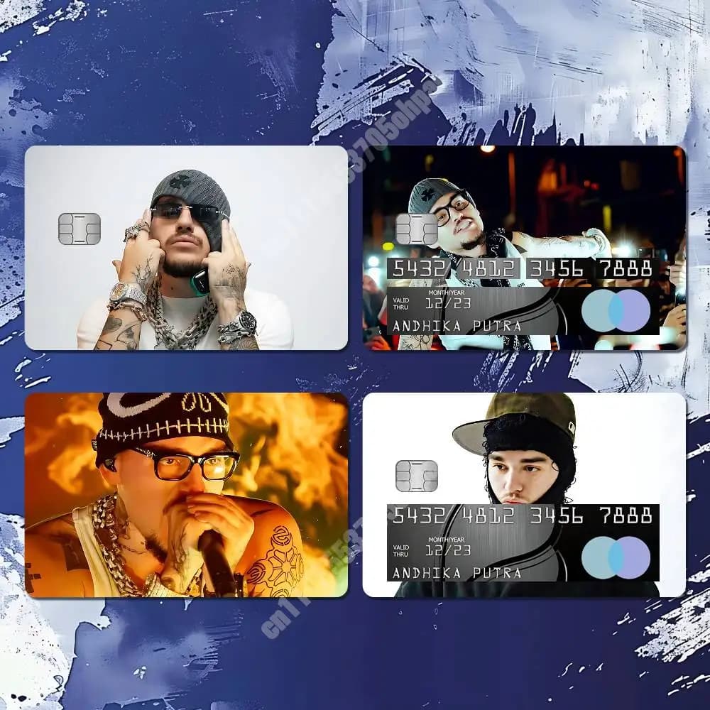 Rapper Y-Yeat ADL Lyfestyle Sticker for NFC ID Card Film Skin Credit Bank Card Creative Upgrade Collection