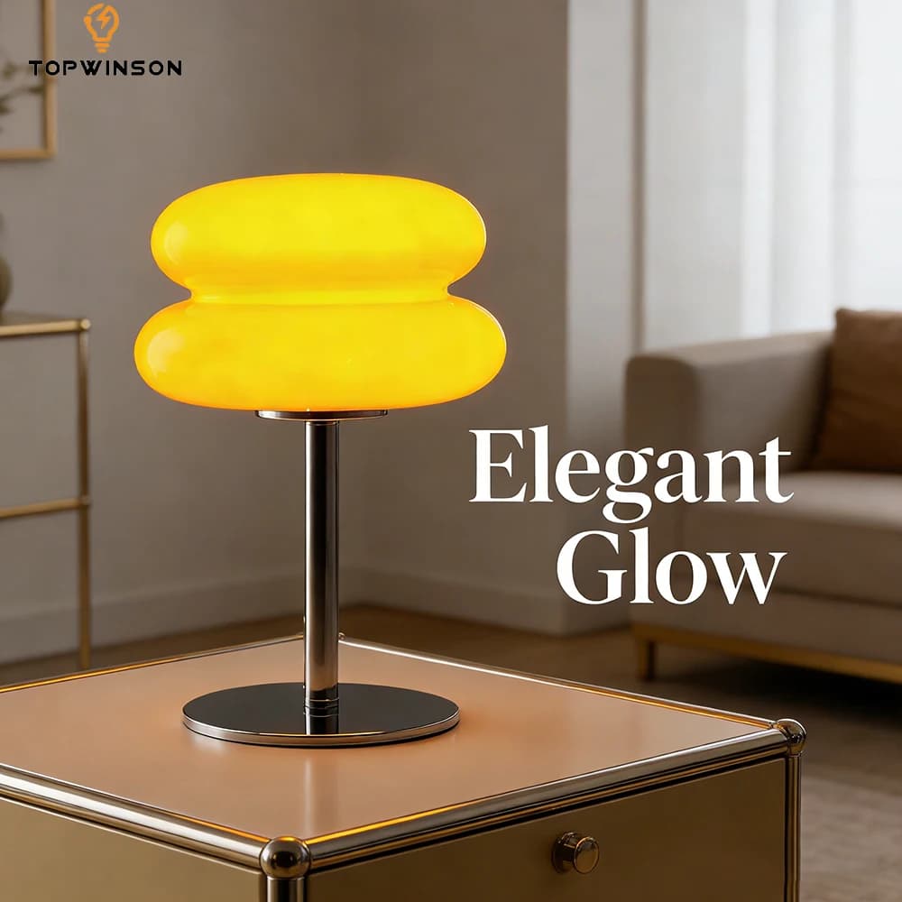 Lampada da tavolo a LED Macaron a doppio strato, lampada da scrivania in vetro, luce da comodino, lampada d'atmosfera in stile nordico per camera da letto
