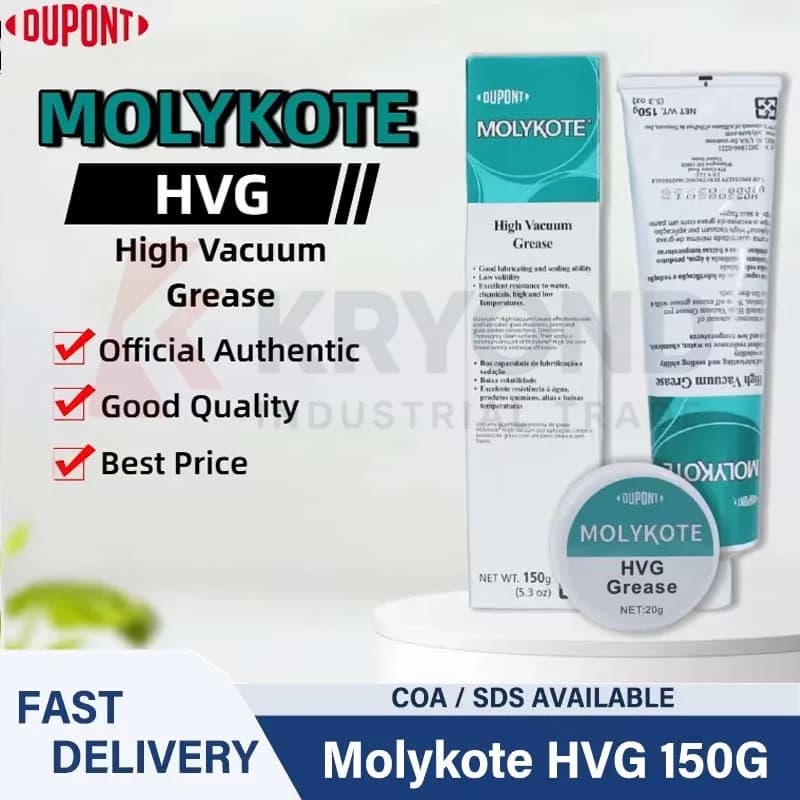 Molykote HVG 150G Lubrificante sigillante per grasso siliconico ad alto vuoto Multiuso per O Ring Plug Valve Gruppo sistema di vuoto ProU