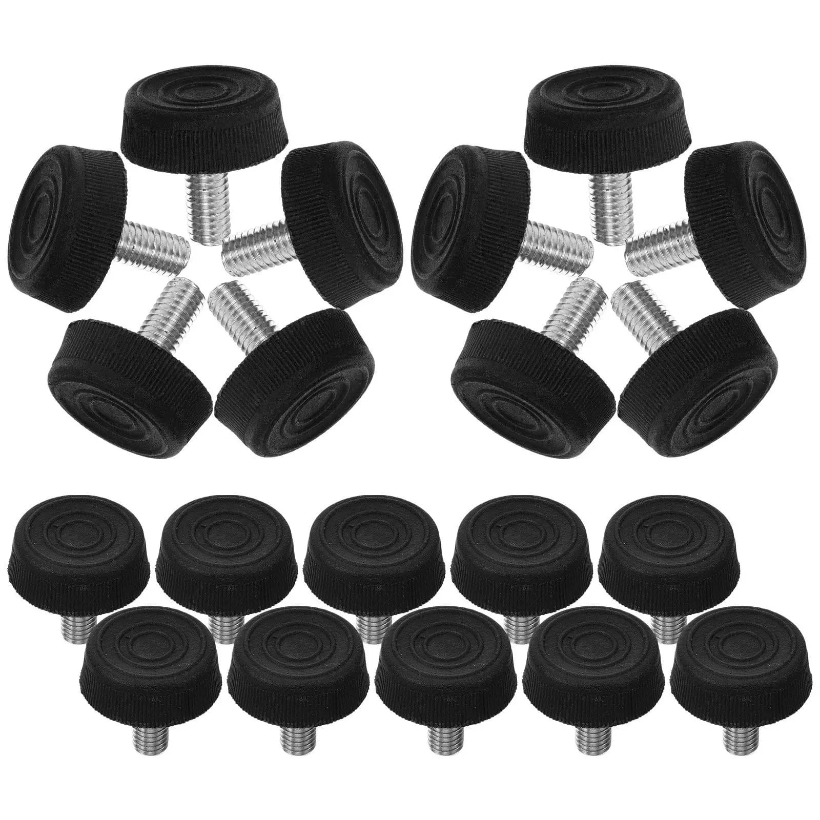 20Pcs Adjustable Furniture Leveling Feet Screw on Table Legs Levelers for Desk Chair Cabinet Workbench Furniture Support