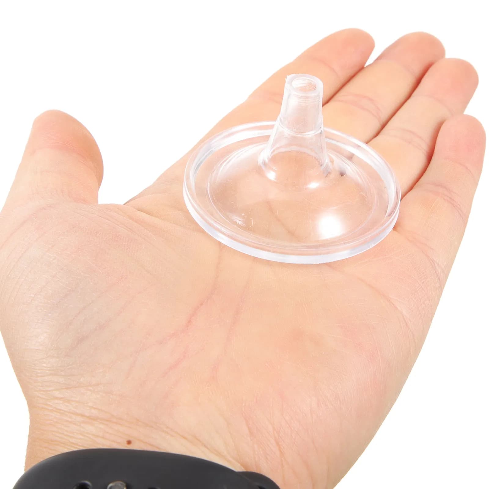 Supporto per sfera di cristallo da 4 pezzi per decorazioni per acquari e fontane, base espositiva per sfera di cristallo, supporto artistico in plastica liscia per sfera.