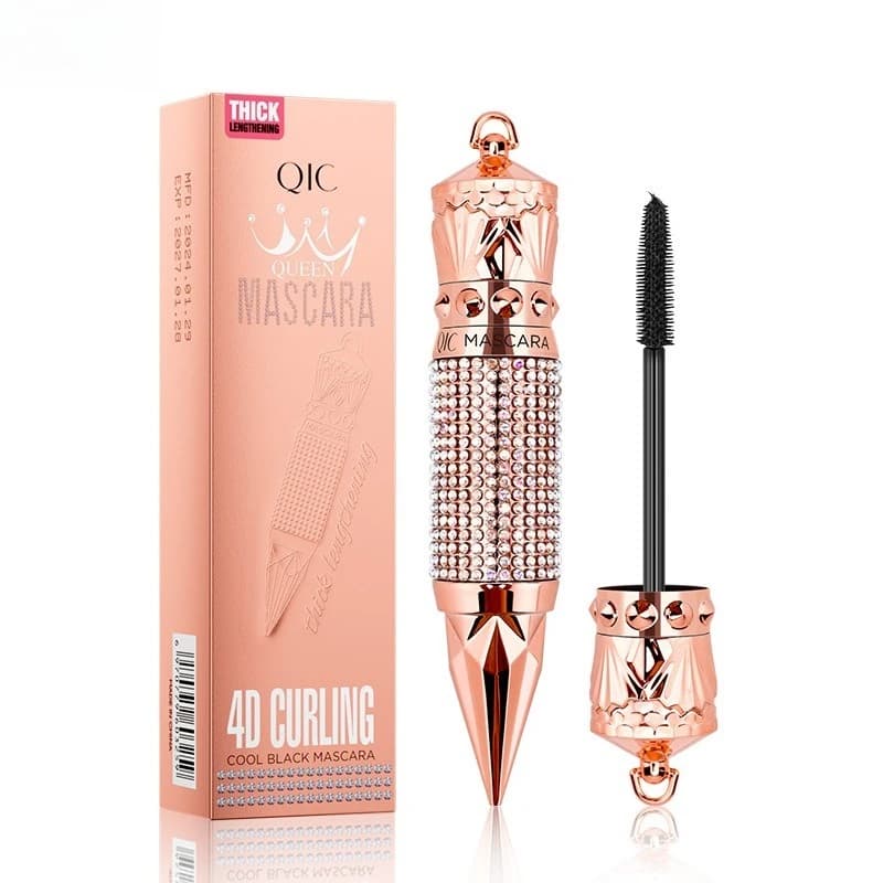 Mascara Scepter Diamond Waterproof, Allungante, Volumizzante Naturale, Incurvante, Anti-sbavature, Senza Grumi per Ciglia Drammatiche
