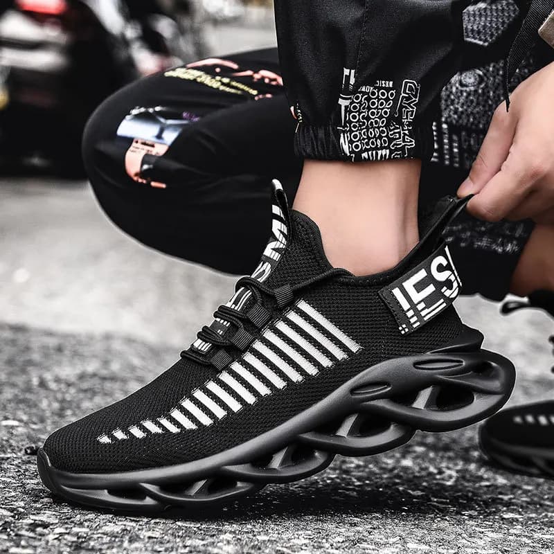 Scarpe da corsa per uomo Sneakers traspiranti Comfort Scarpe da basket Tenis con suola morbida Moda Scarpe sportive da uomo leggere Tenis Masculino