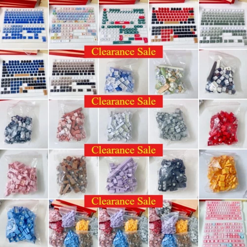 Special Offer: Various Keycaps for Mechanic Keyboard, Pink, Green, Blue, Purple for Custom Gaming Keyboards
