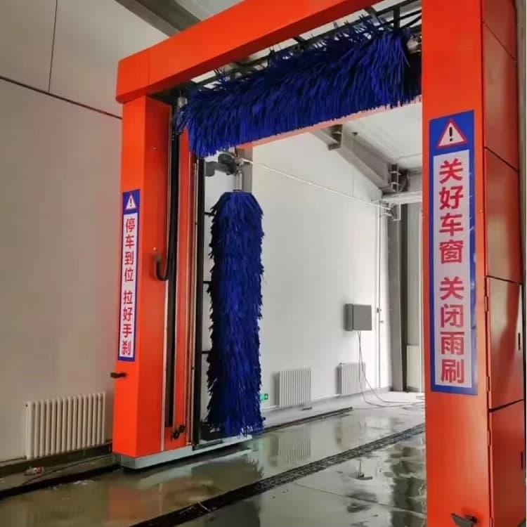 Fully Automatic High Quality Auto Washing Machine with 3 Alternate Movement Brushes for Big Bus