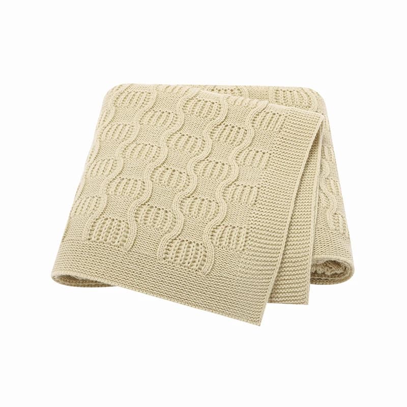 Coperte per bambini Unisex Neonato Netural Mensile Swaddle Wrap Sacco a pelo per passeggino Letto 90 * 70 cm Lavorato a maglia Infantile Ragazzi Ragazze Tappetino da tiro