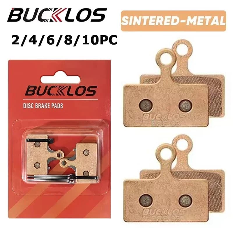 BUCKLOS per G01S G05S Pastiglie freno per bicicletta Pastiglie freno a disco idraulico MTB in metallo sinterizzato per BR-M9000 M9020 M8000 Pastiglie freno bici