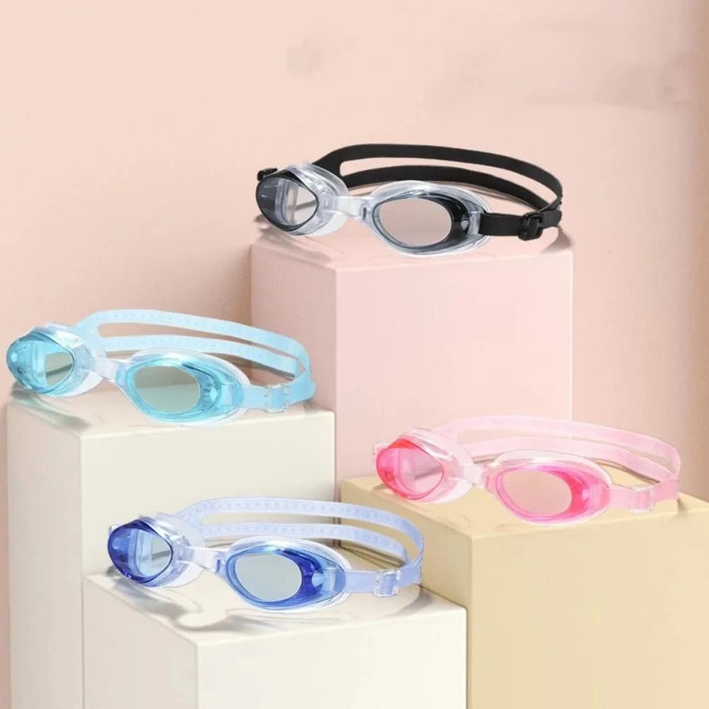 Silicone Swimming Goggles Wide View Anti-UV Clear Swim Goggles Flexible Anti Fog Underwater Swim Glasses Swimming Accessories