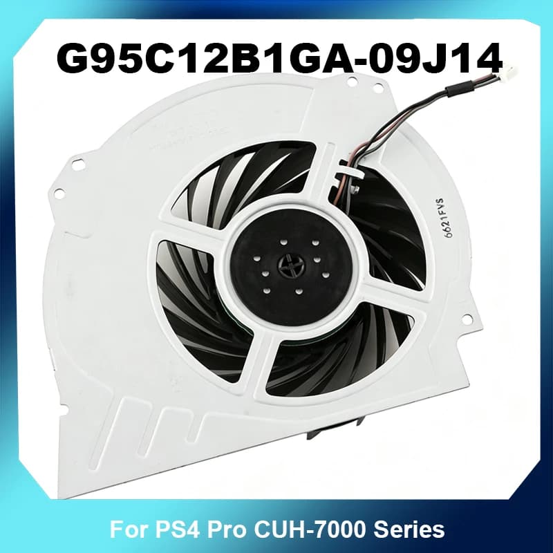 G95C12B1GA-09J14 4Pin Internal Cooling Fan Replacement For PS4 Pro CUH-7000 Series Game Console Cooler