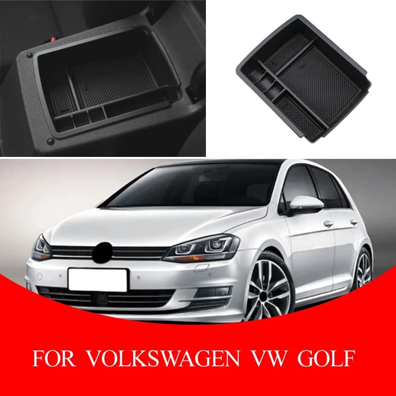 Bracciolo Storage Box Center Console Organizer per Volkswagen VW Golf 7 Mk7 VII 5G GT I R 2013-2018 accessori Organizer