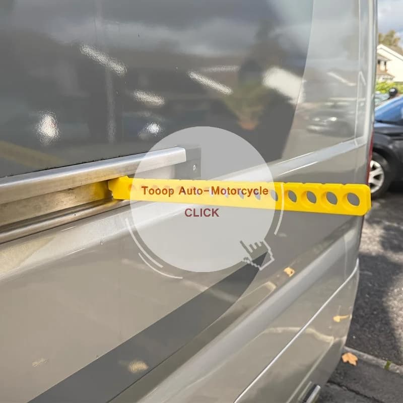 Car Door Track Clothes Hanger 3D Printed Sturdy Multi Hole Portable Towel Drying Rack for Long RV Travel Use