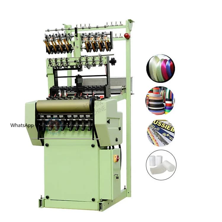 Factory Price Underpants Elastic Tape Band Making Machine Automatic Curtain Tape Loom Weaving Machine