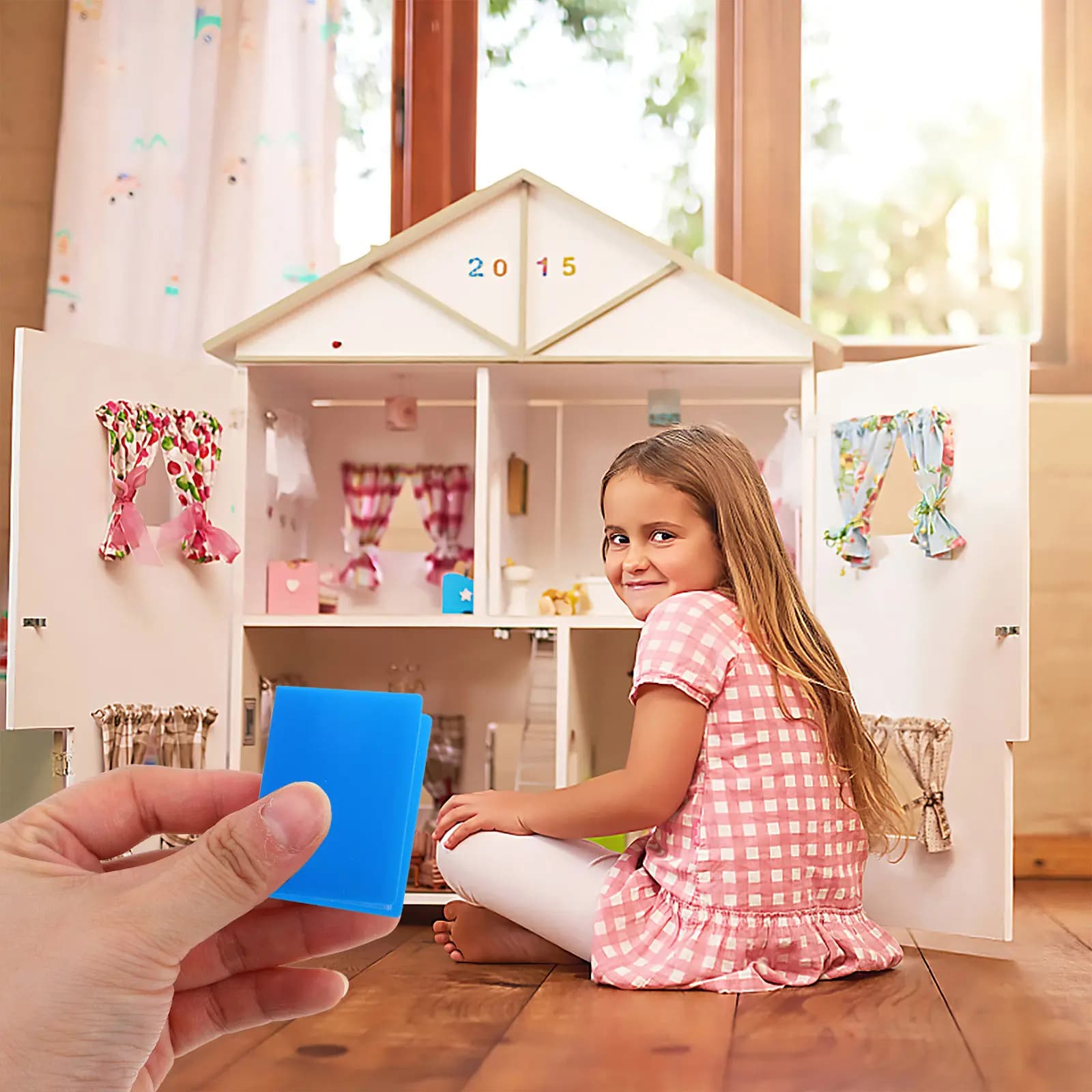 2Pcs Miniature Dollhouse Folders Tiny File Organizers for School Office Setup Realistic Mini Diorama Scene Building Accessories