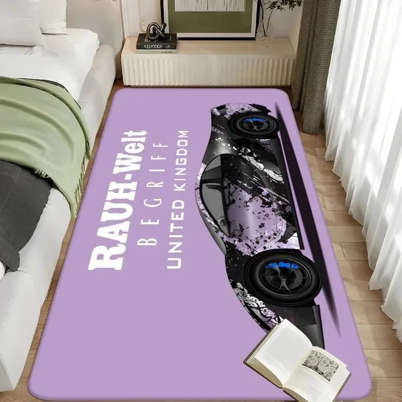 Tokyo JDM RWM Sports Car Carpet for Home Decor Floor Mat Living Room Rugs Bedroom Hallway Non-Slip Carpet Kitchen Rug Doormats