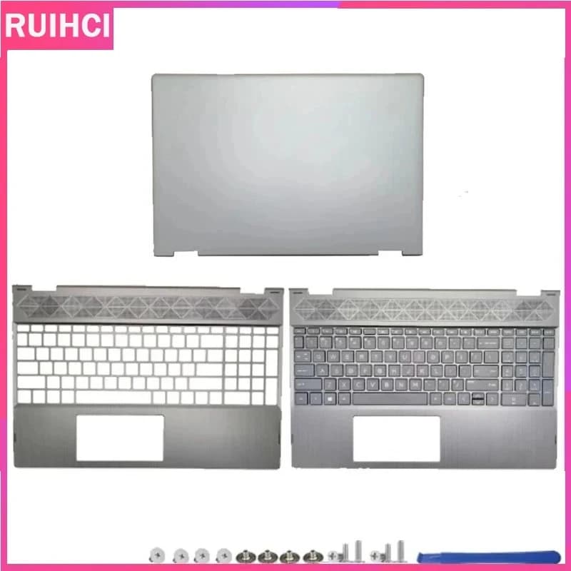 NUOVO per HP Pavilion X360 15-CR TPN-W132 Coperchio posteriore LCD Palmrest Scocca superiore Tastiera di ricambio per laptop L20848-001 L22454-001