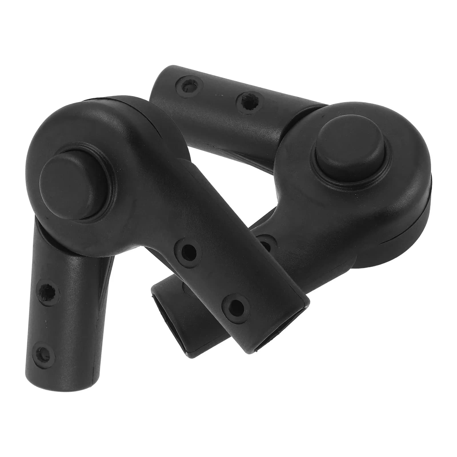 2 Set di Giunti per Maniglione Pieghevole per Passeggino, Connettore Manubrio in Plastica ad Alta Resistenza per Tubi da 22mm