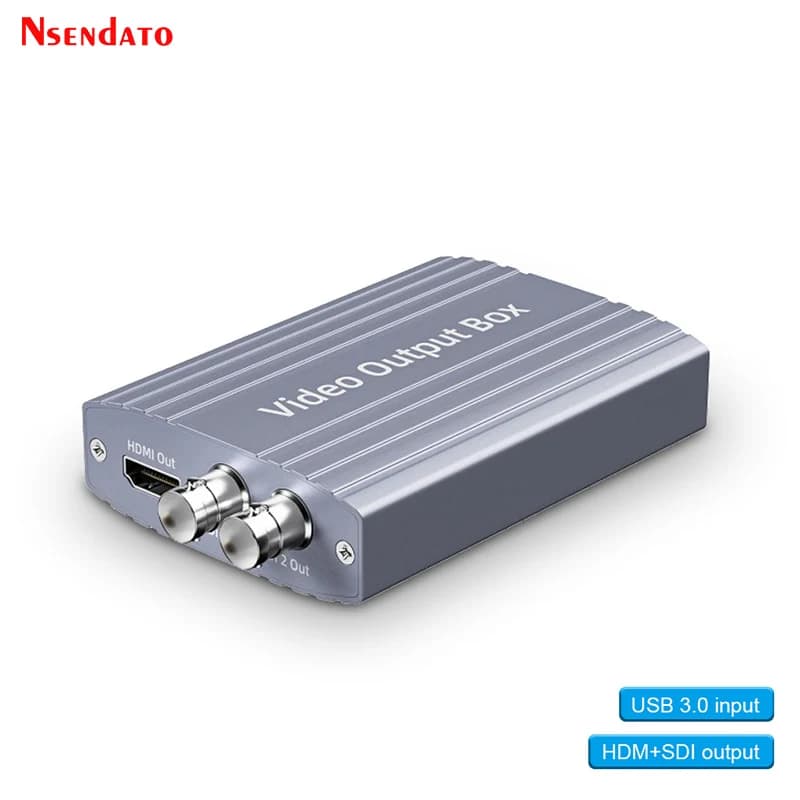 Scheda di acquisizione video 1080p Dual SDI USB3.0 HDMI per Mac, Vmix, fotocamera, Linux, PC, da PC a TV/Monitor