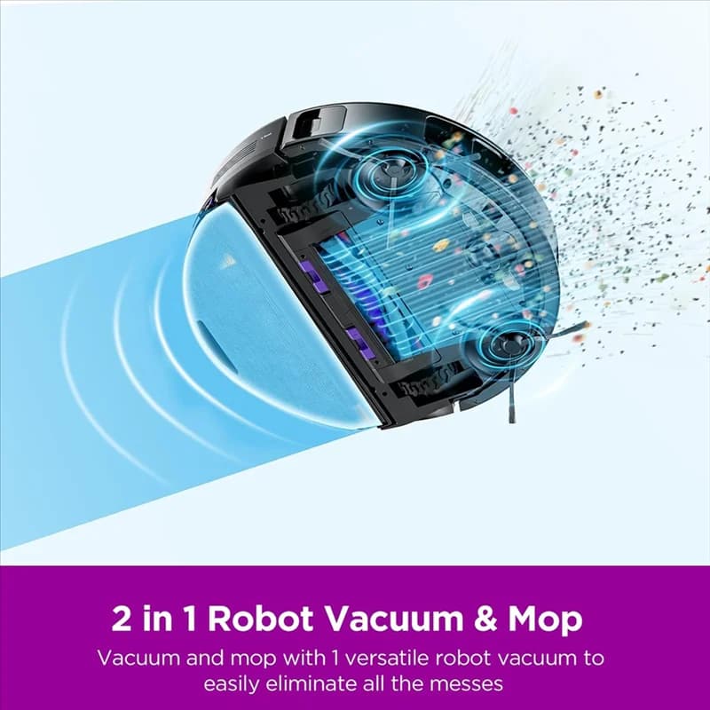 WCS-5PCS Accessori di ricambio adatti per aspirapolvere robot Eureka E10s 5 panni per mop