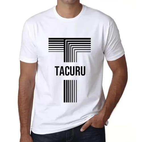 Men's Graphic T-Shirt Tacuru Eco-Responsible Vintage Year Vintage Short Sleeve Funny
