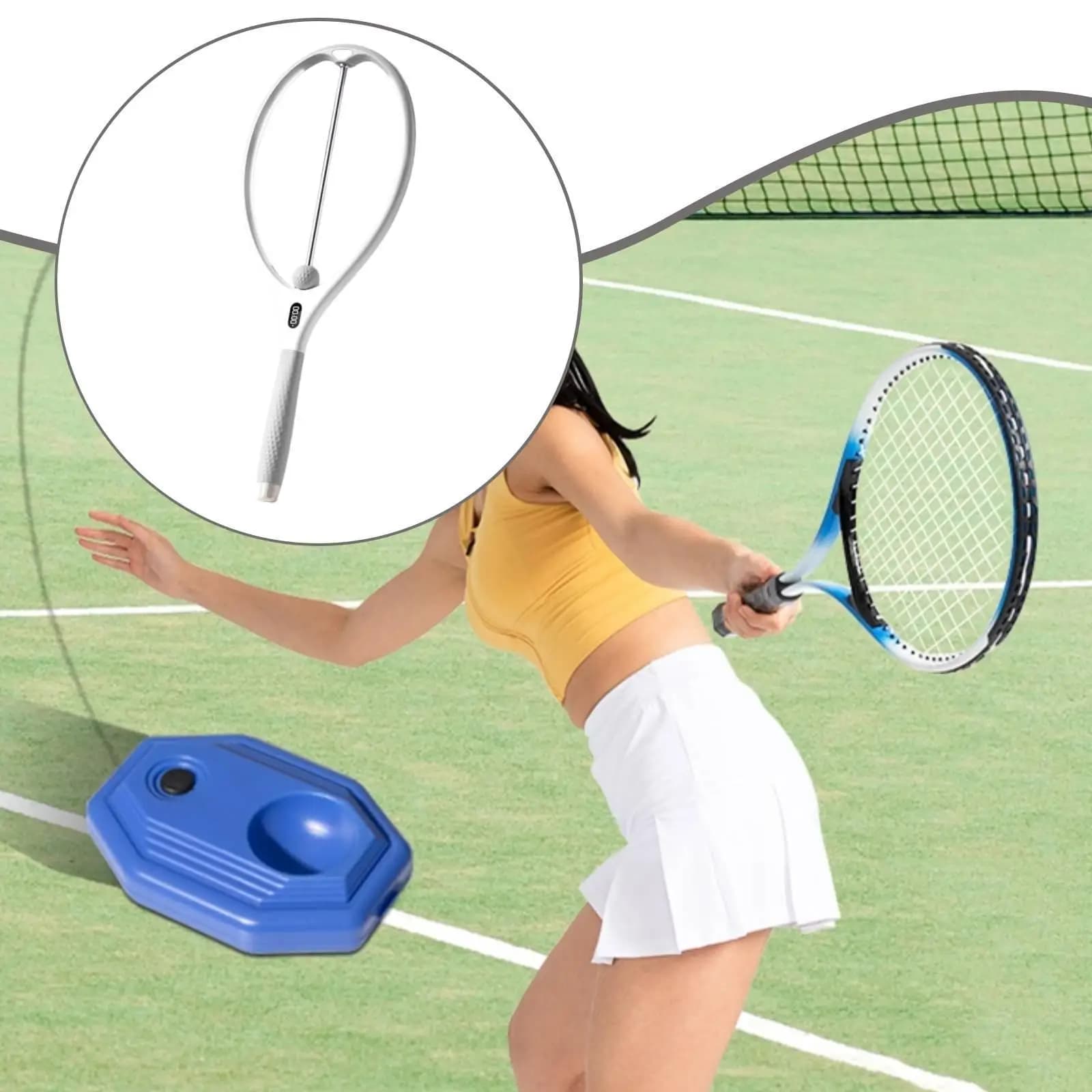 Tennis Train Racket Club Adults Portable Player Snap Racquet Warm up Accessories