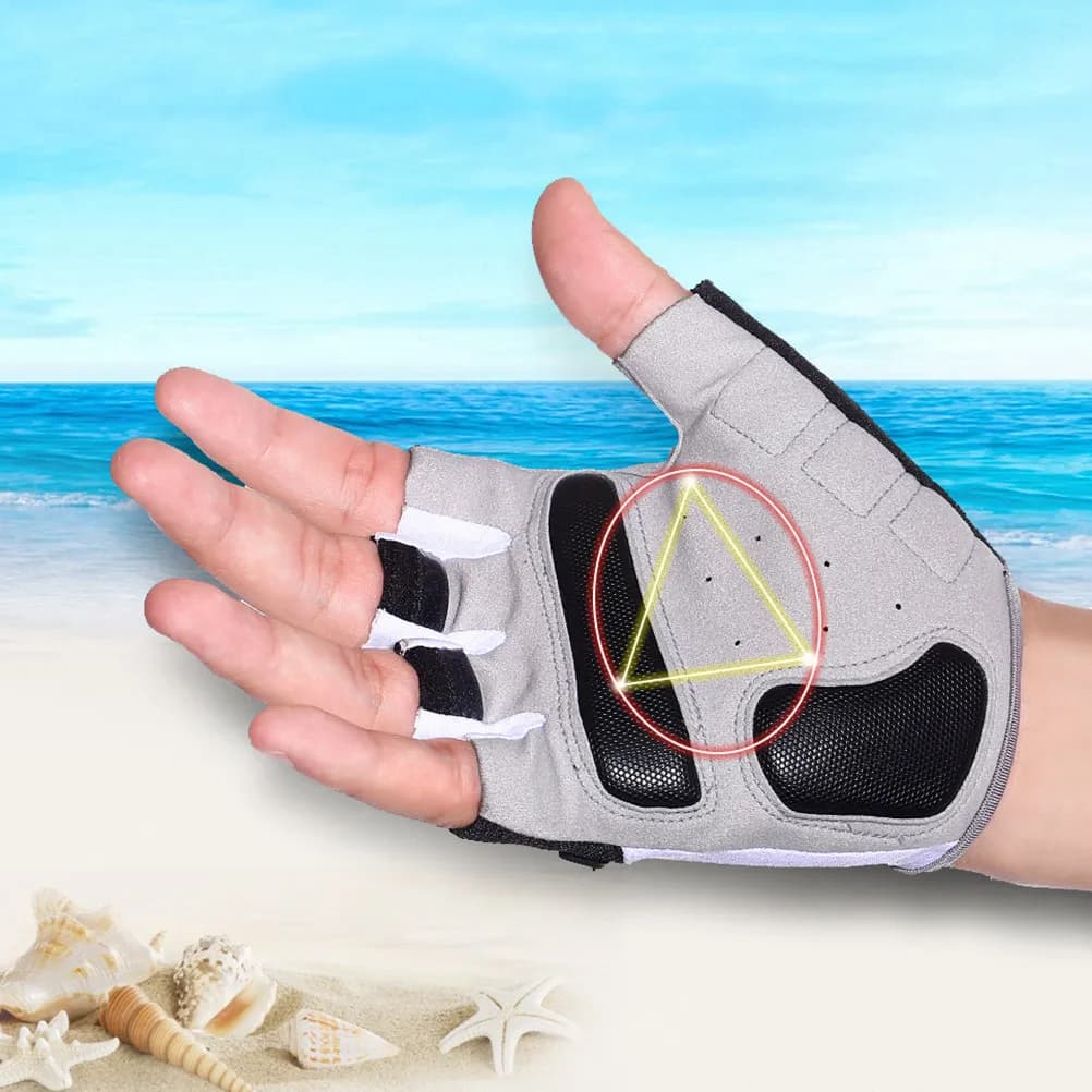 Guanti da Ciclismo Senza Dita, Elastici e Traspiranti in Rete, Aderenti per Moto, Mountain Bike, Guida e Sport all'Aperto